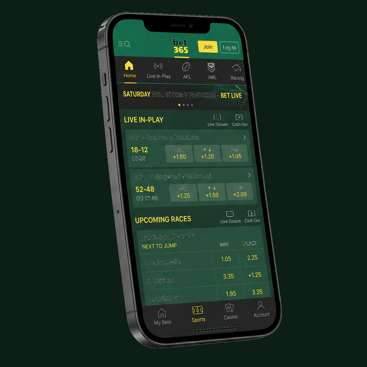 bet365 mobile app Australia